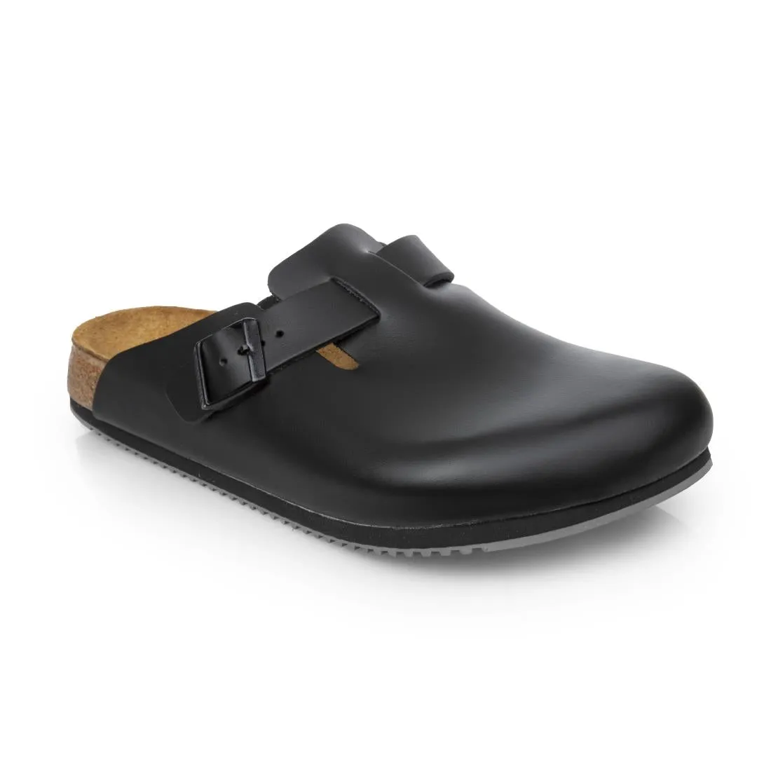 BB129-40 Birkenstock Super Grip Professional Boston Clogs Black 40