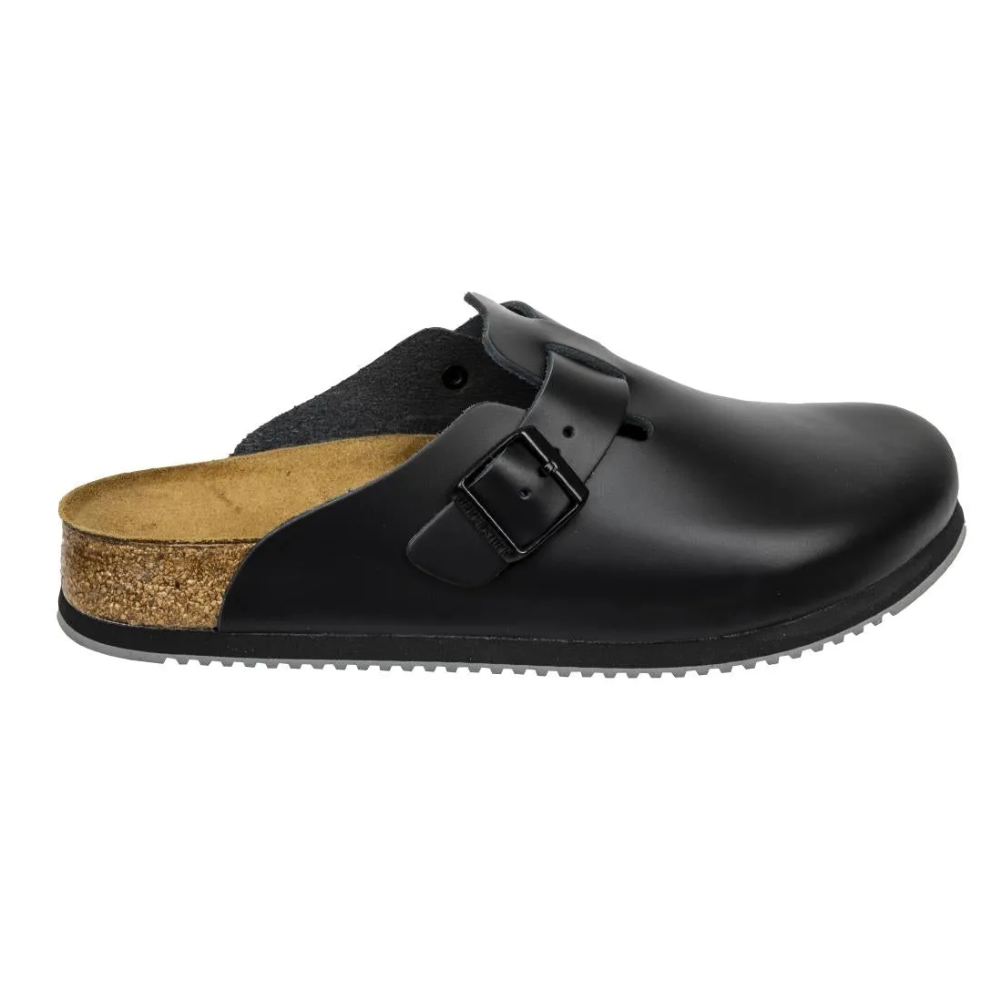 BB129-40 Birkenstock Super Grip Professional Boston Clogs Black 40