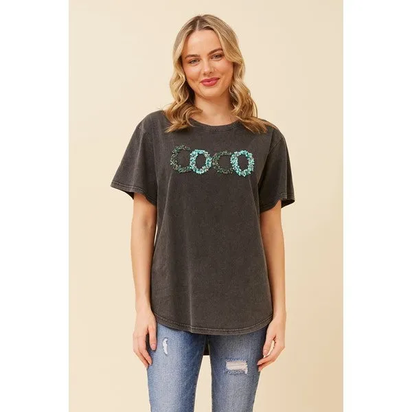 BINDI EMBELLISHED TEE