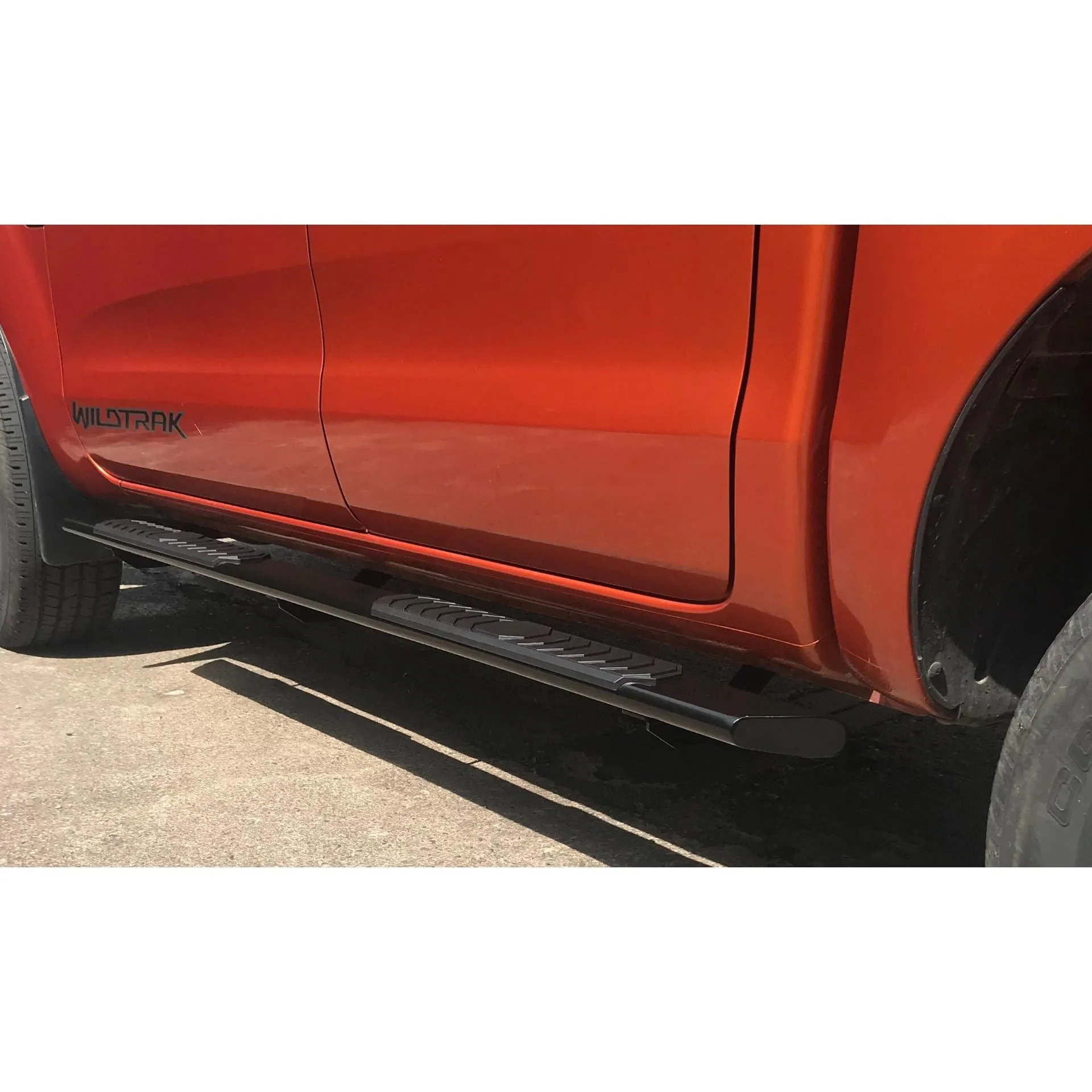 Black Sonar Side Steps Running Boards for Ford Ranger 2012-2022 MK3 T6 (P375) DC