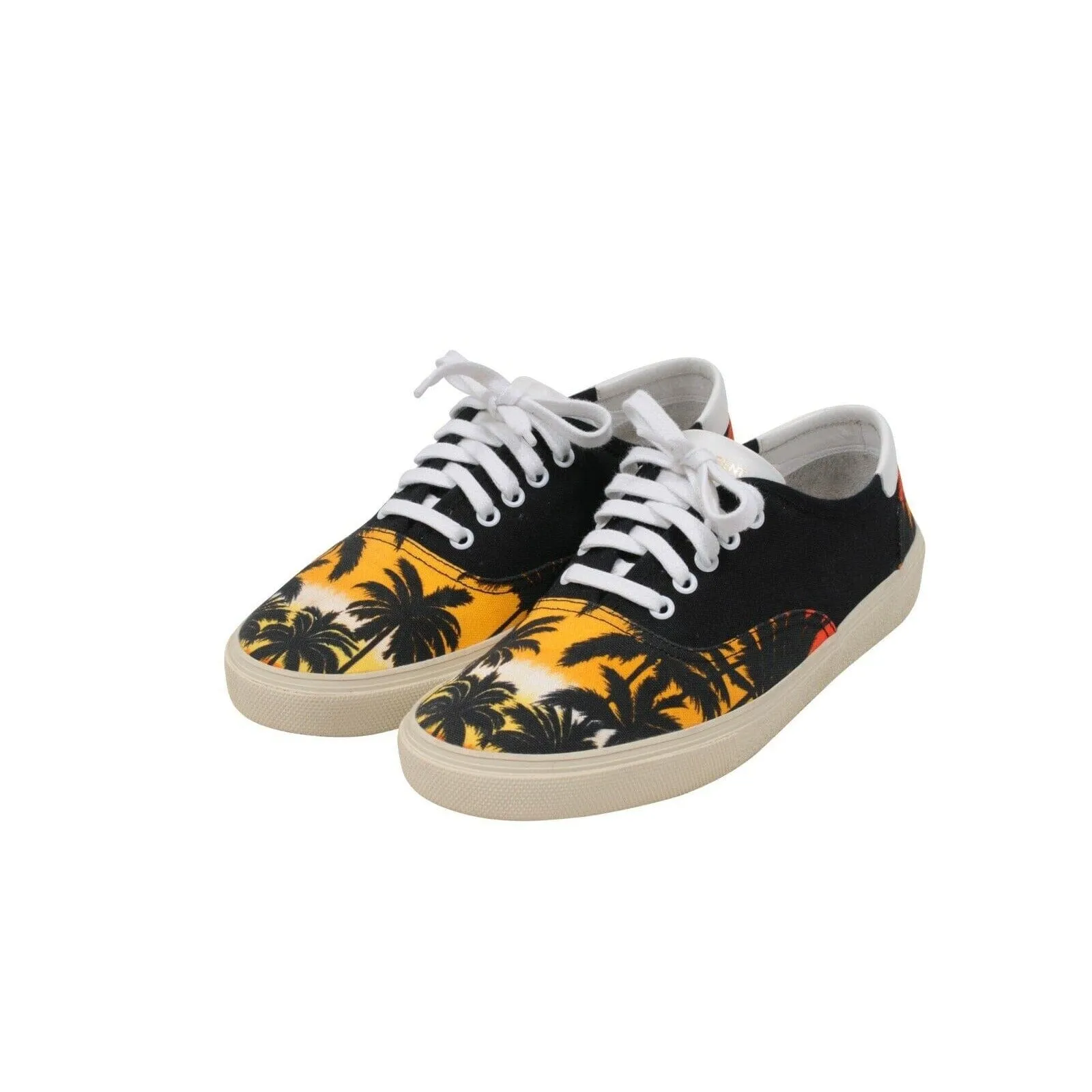 Black Yellow Sunset Palm SS16 Skate Sneakers