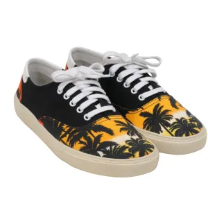 Black Yellow Sunset Palm SS16 Skate Sneakers