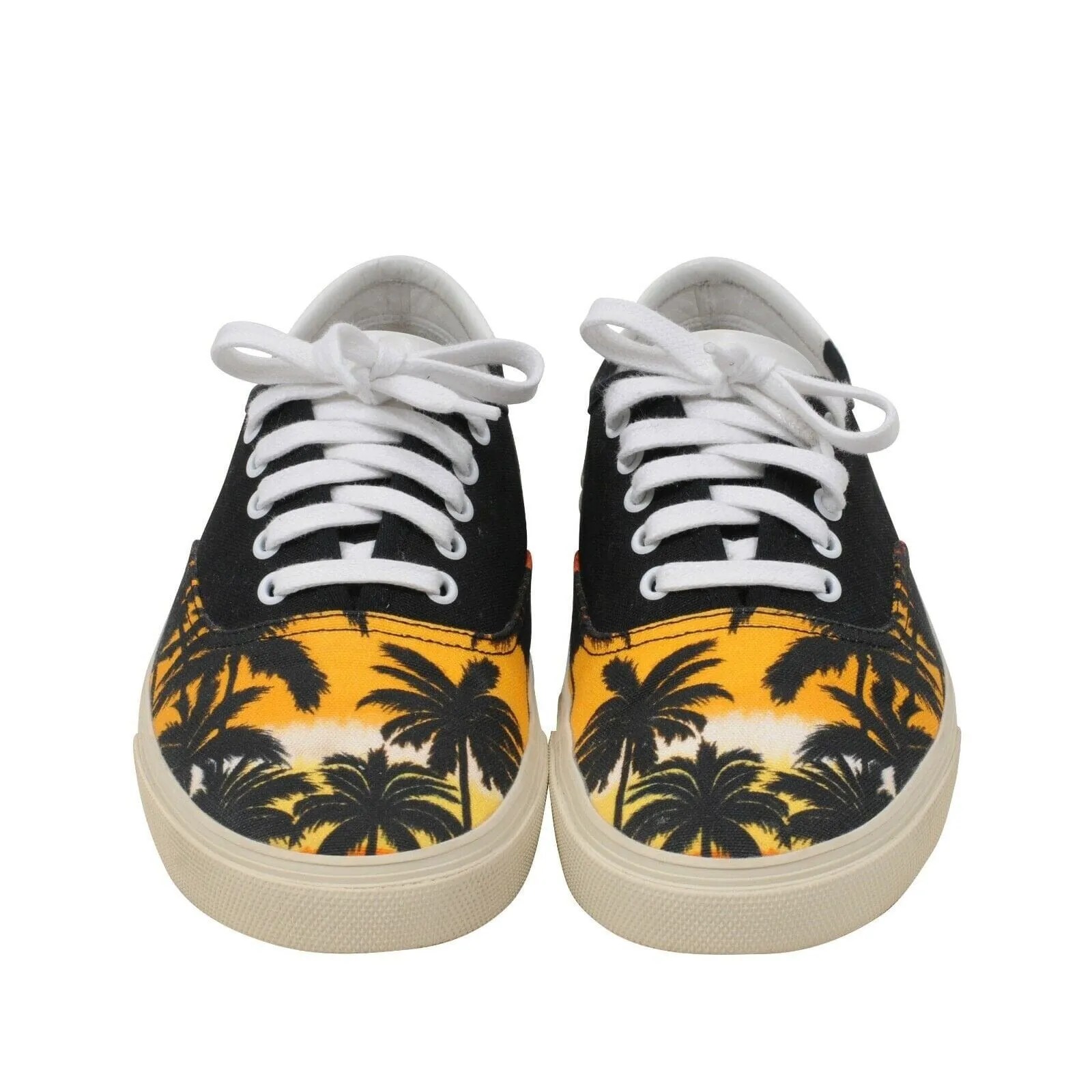 Black Yellow Sunset Palm SS16 Skate Sneakers