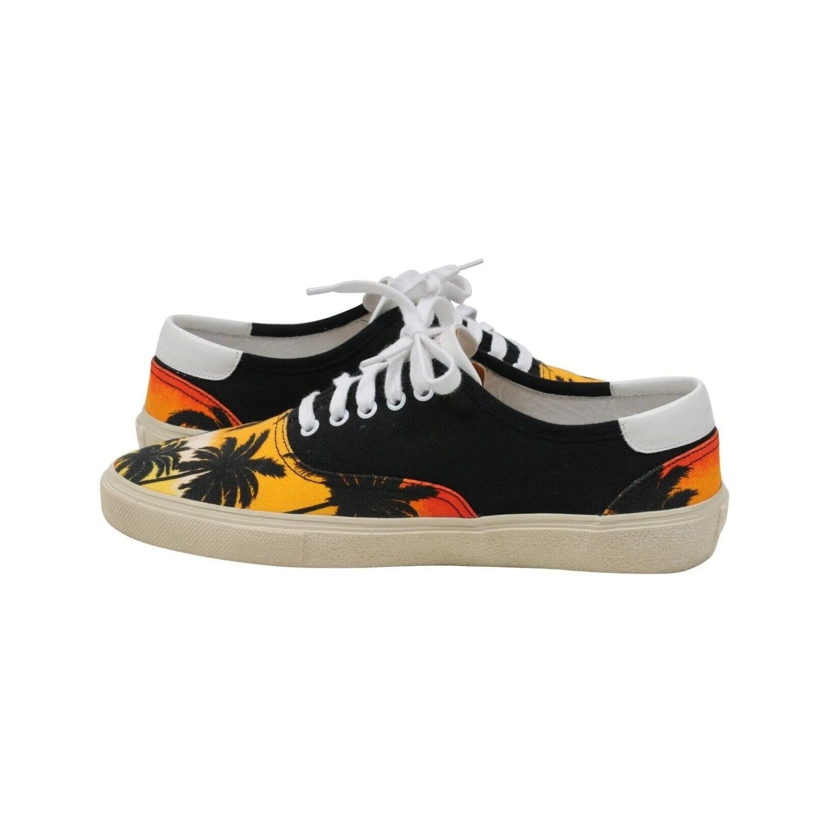 Black Yellow Sunset Palm SS16 Skate Sneakers