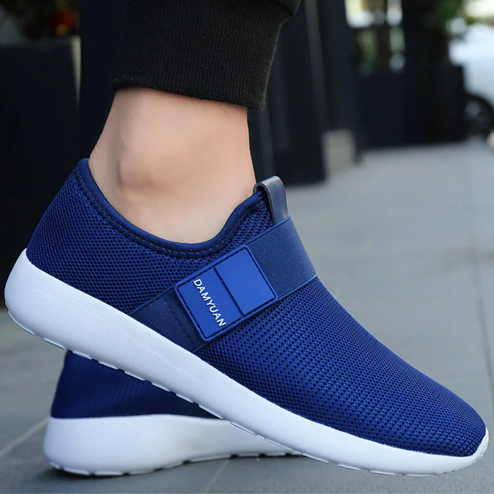 Blue Lightweight Men's Sneakers