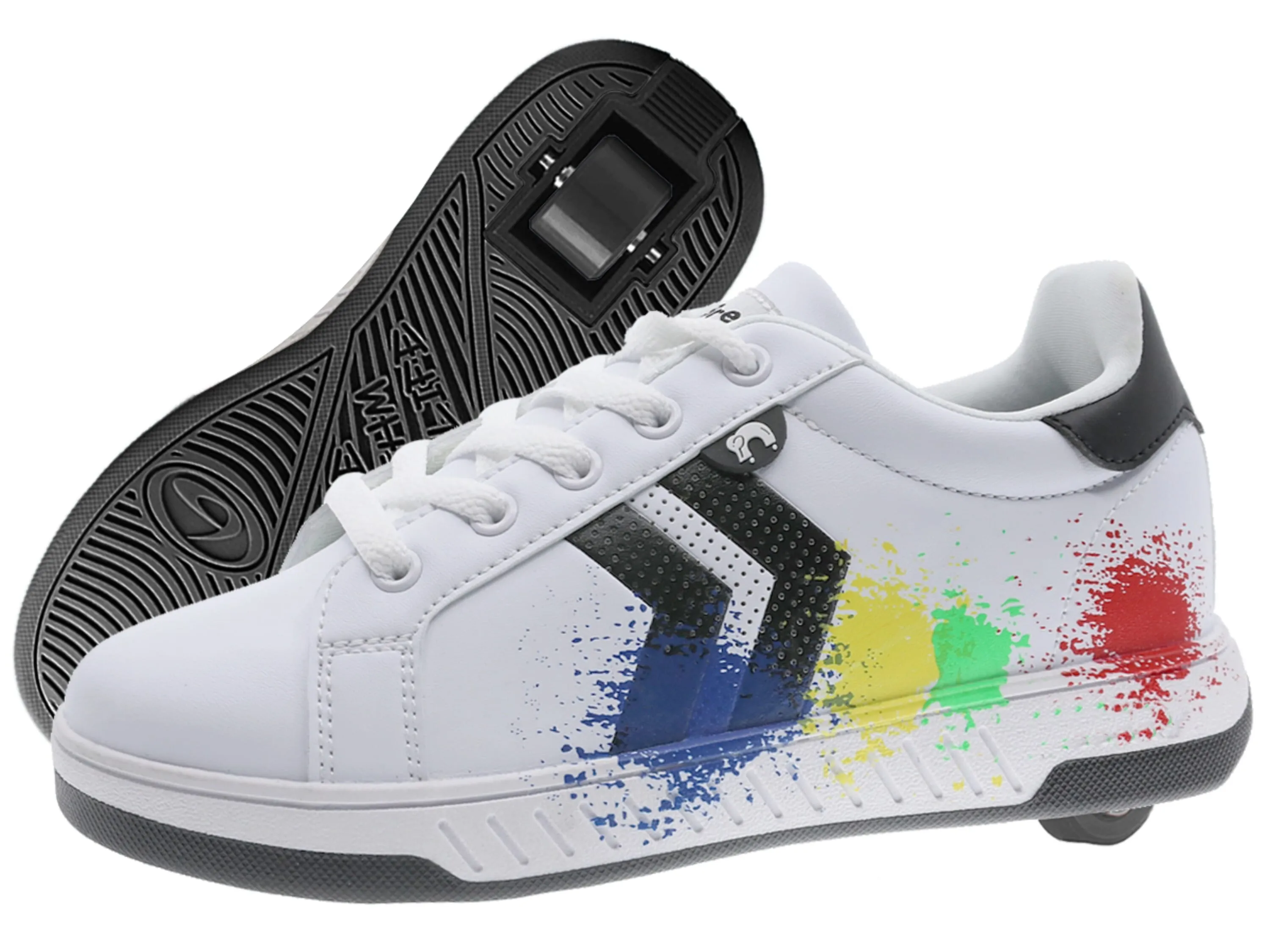 Breezy Rollers 2180370 (White-Black-Multicolored)