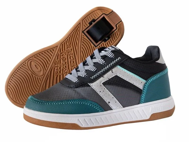 Breezy Rollers Kicks - Turquoise / Grey / Black