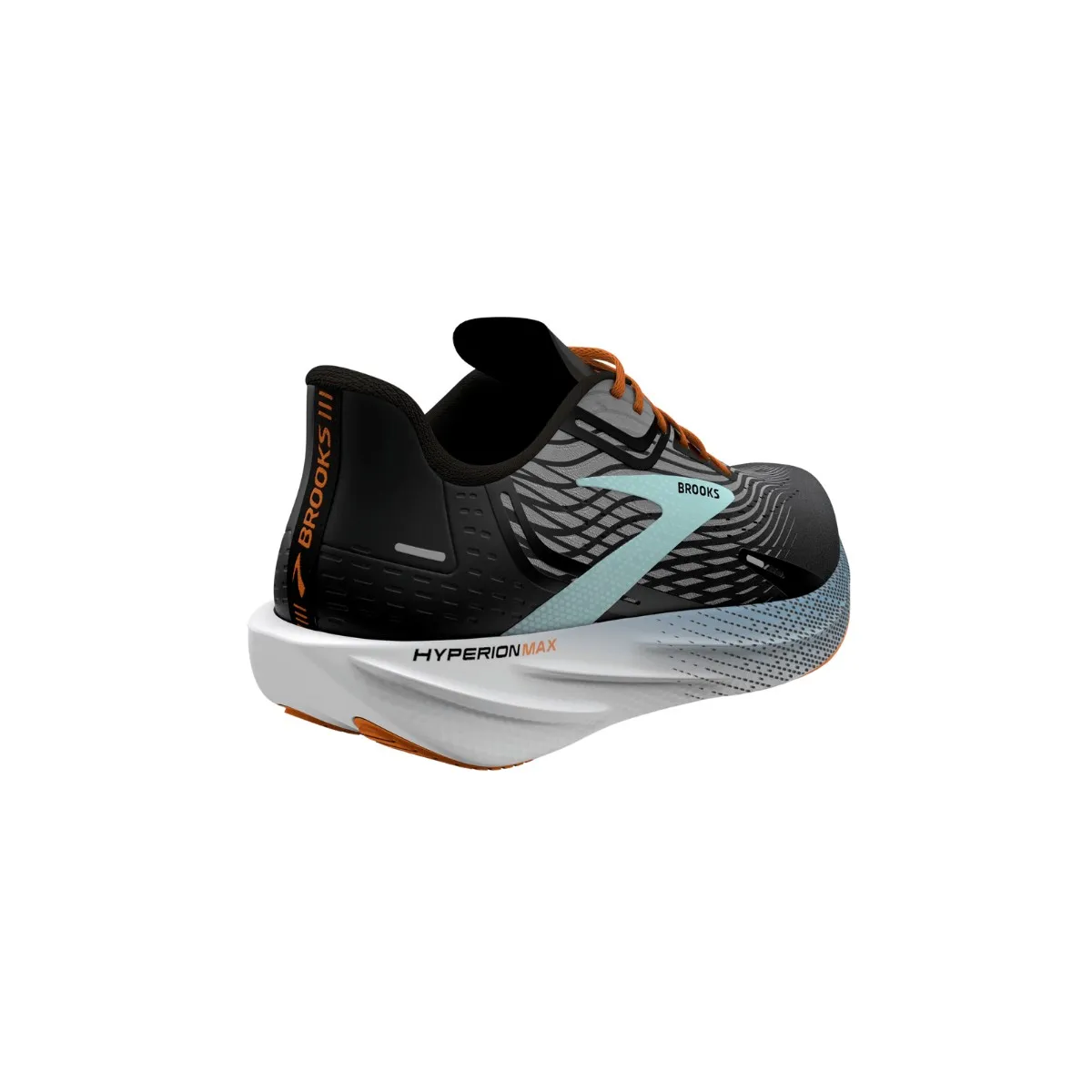 Brooks Hyperion Max Black Orange  Running Shoes