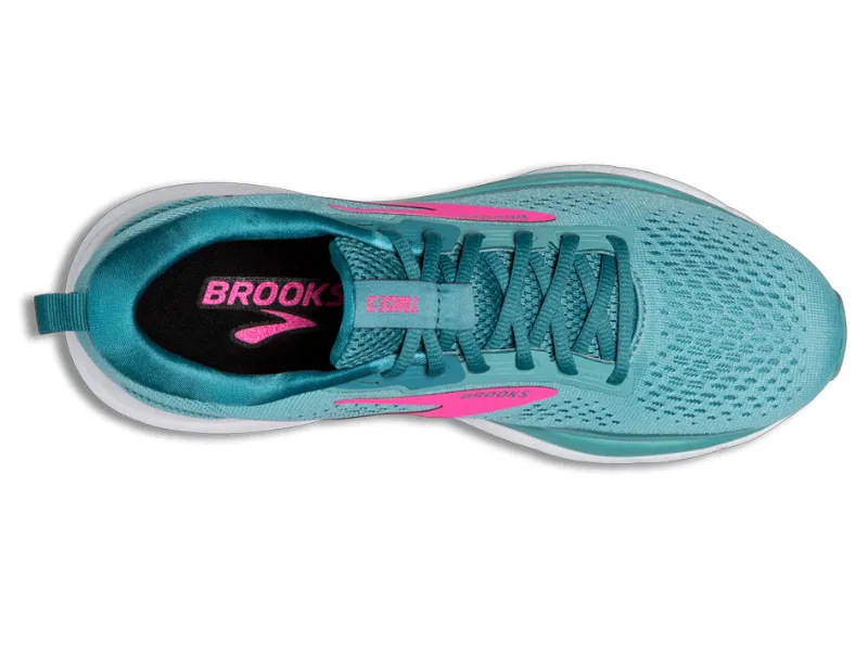 Brooks Trace 3 Ladies Running Shoe (Aqua/Storm/Pink)