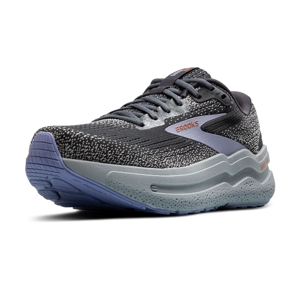 Brooks Women's Ghost Max 2 B Width Ebony/Sweet Lavender/Alloy