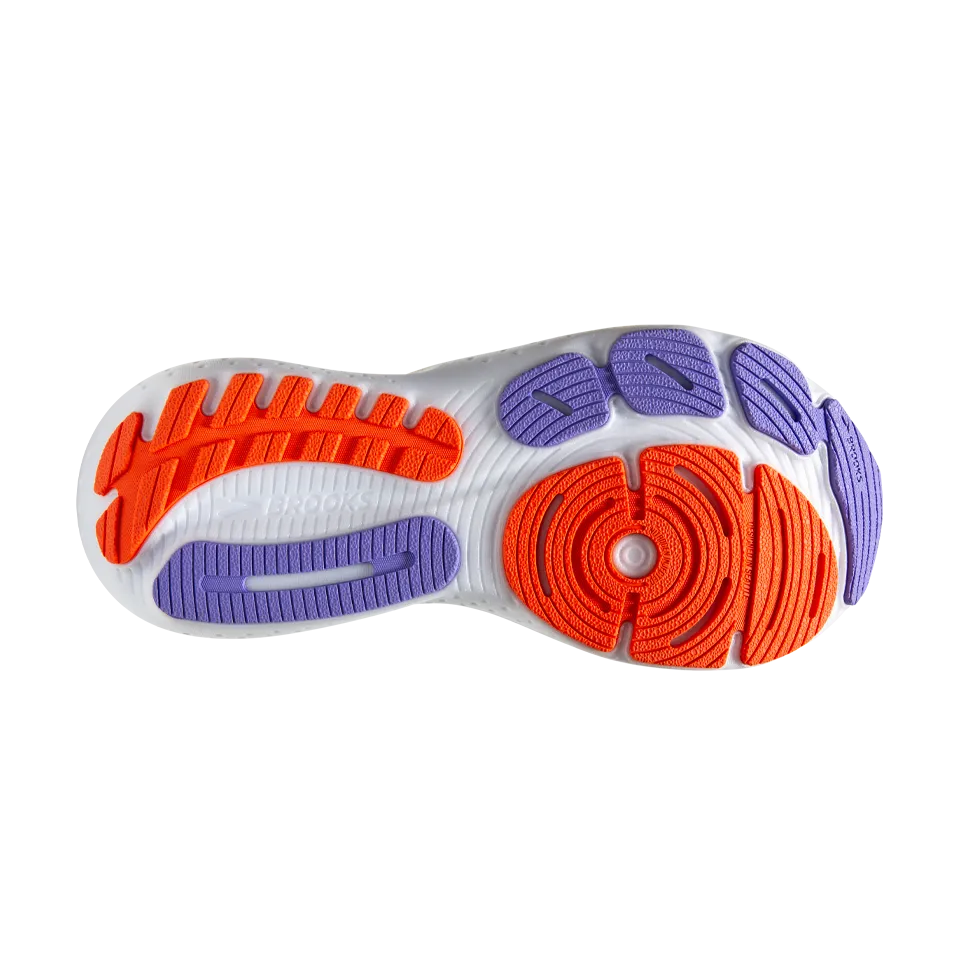 Brooks Women's Glycerin 21 B Width Sunburst/Nasturtium/Purple