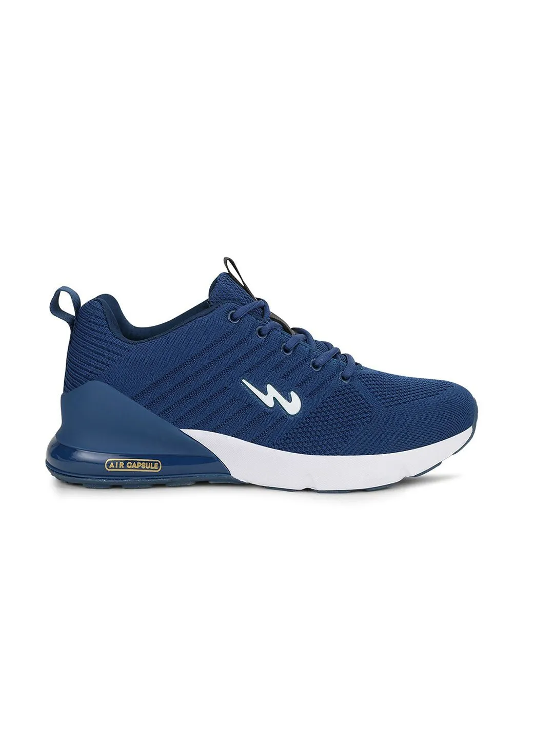 Campus Men Blue & White Mesh MIKE (N) Regular Phylon Running Shoes