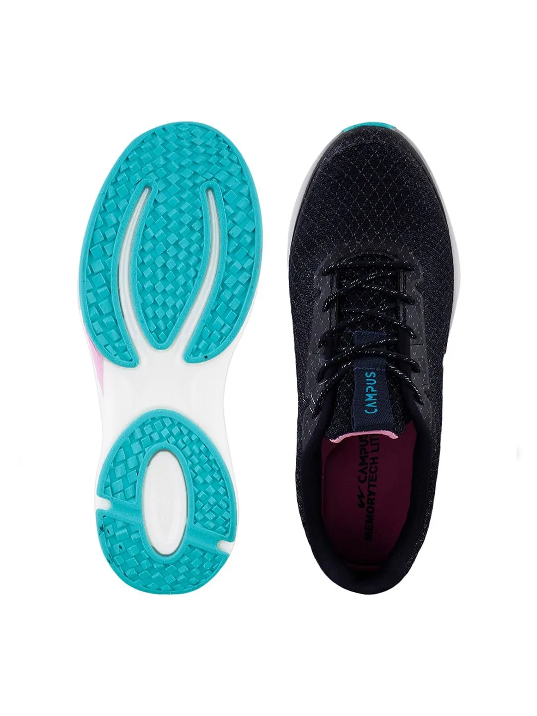 Campus Women CAMP GRACI Mesh Memory Tech Lite Insole Running Shoes