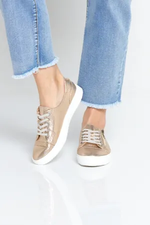 Cara Sneakers - Gold