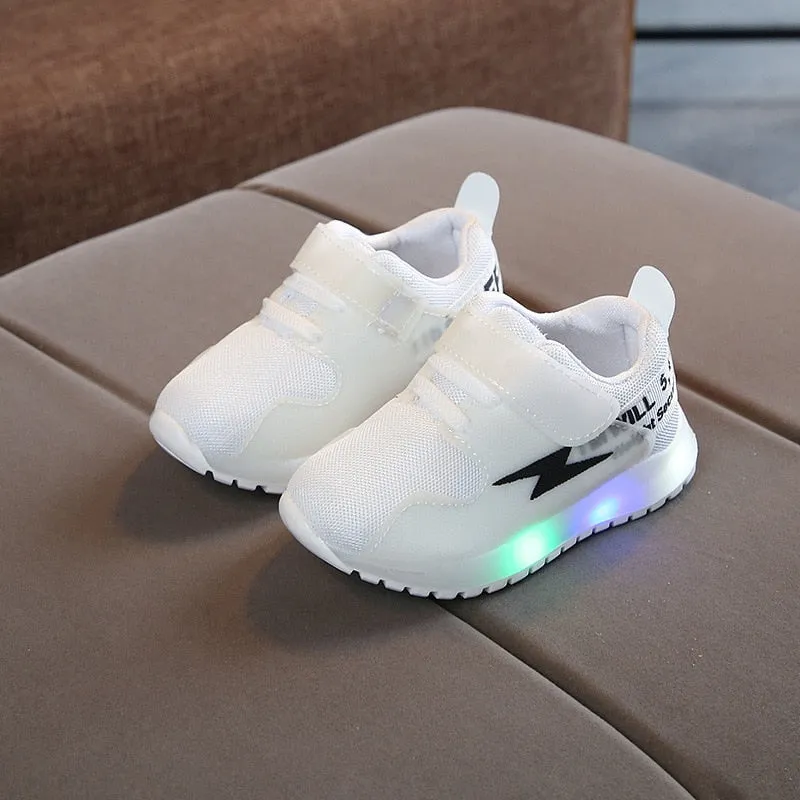 Children LED Sneakers Glowing kids Baby Girls Toddler Shoes with Light Up Luminous Sneakers