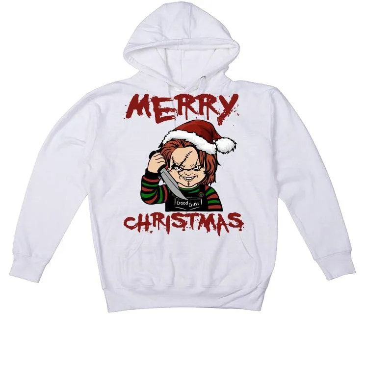 CHRISTMAS UGLY SWEATERS White T-Shirt (Chucky Christmas)