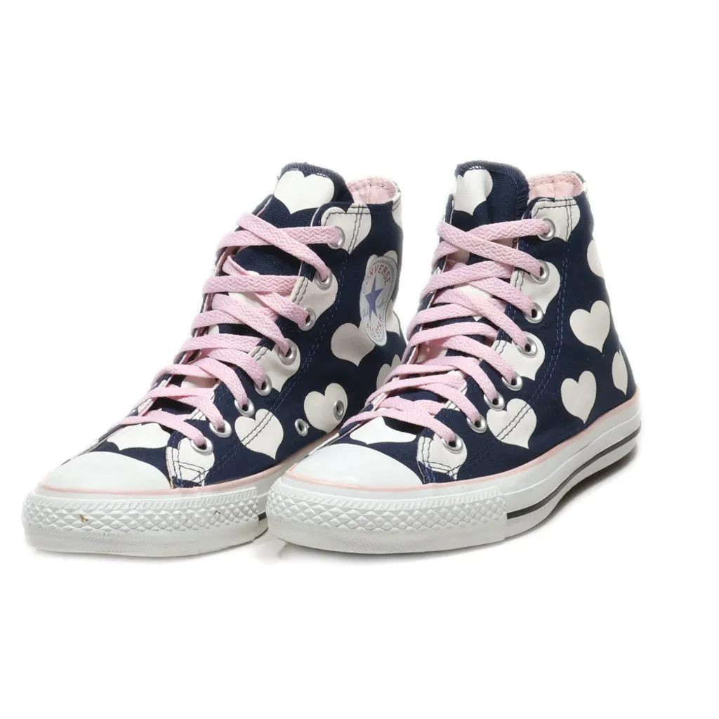 Converse Chuck Taylor High-Top Sneakers Canvas Blue Colour For Women