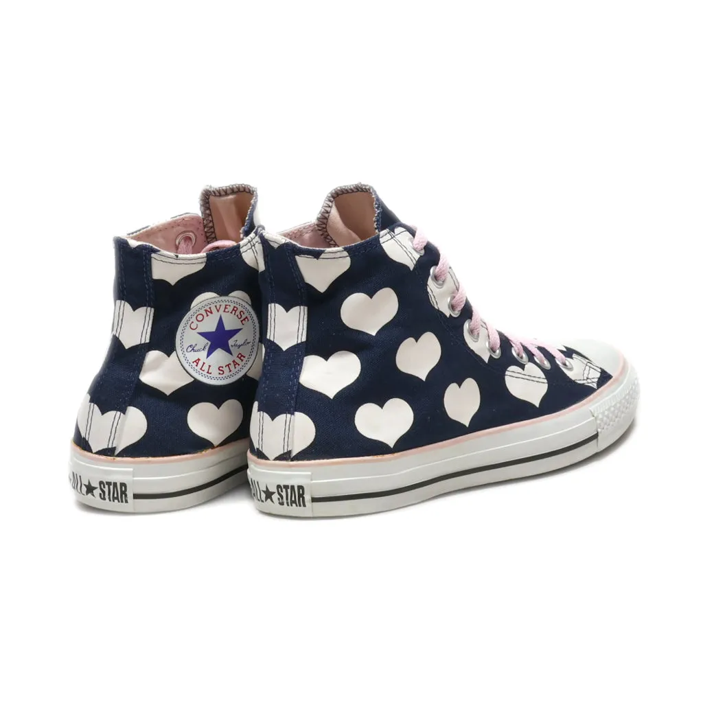 Converse Chuck Taylor High-Top Sneakers Canvas Blue Colour For Women