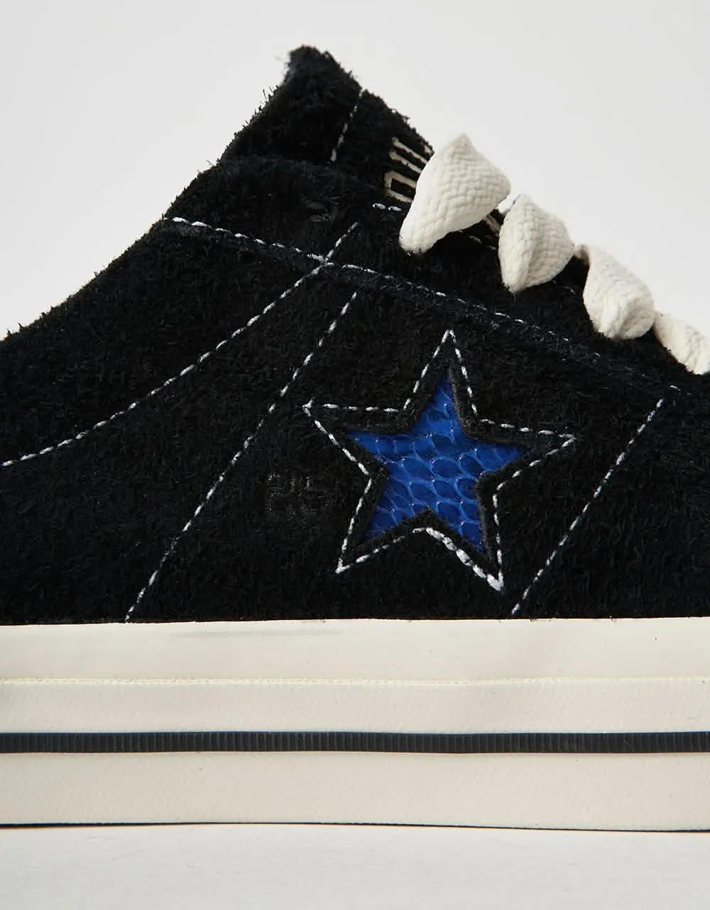 Converse x Quartersnacks One Star Ox Skate Shoes - Black/White