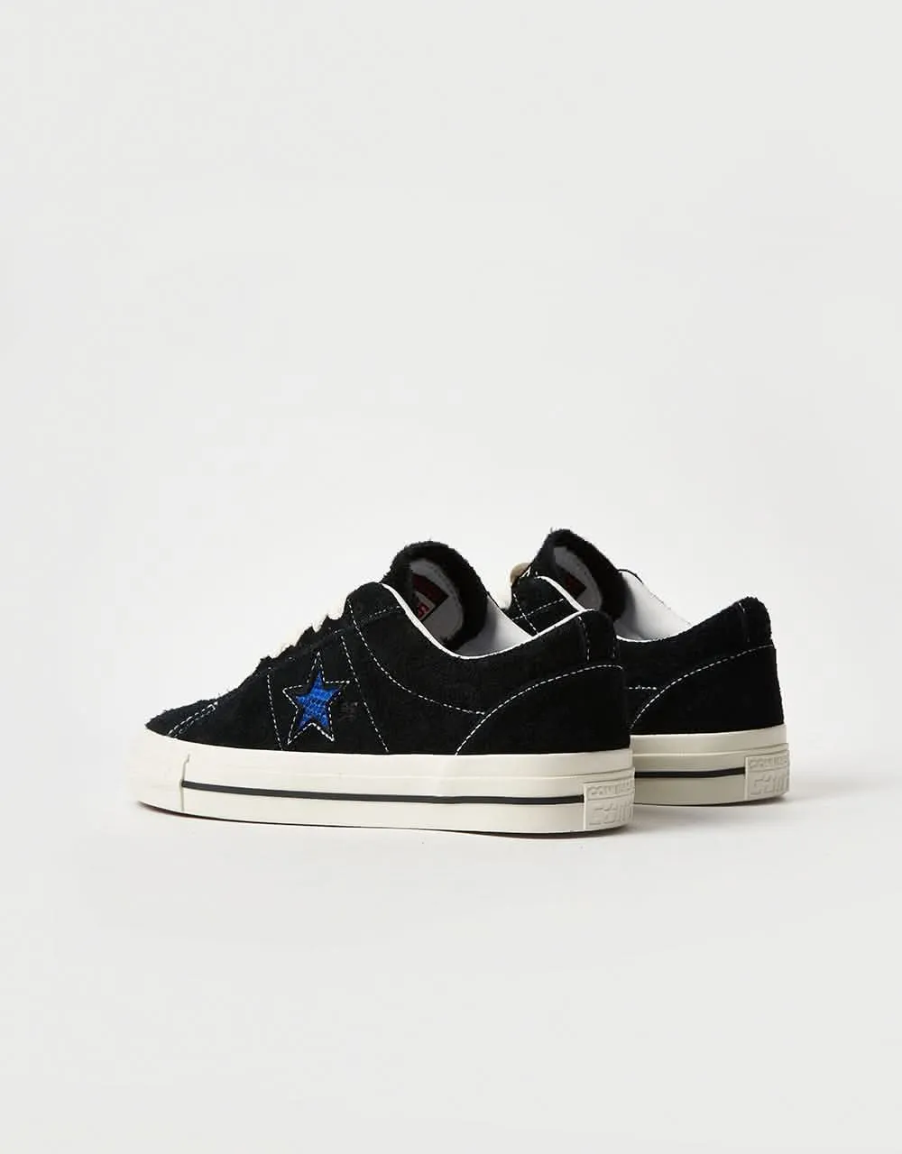 Converse x Quartersnacks One Star Ox Skate Shoes - Black/White