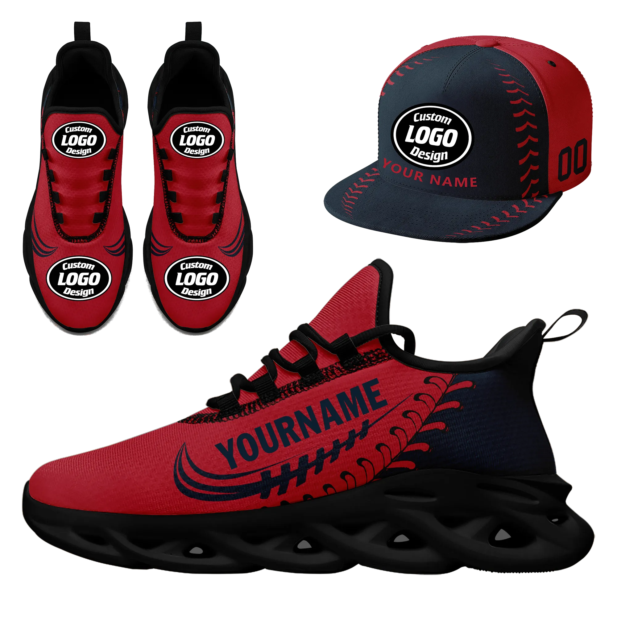 Custom MaxSoul Shoes and Hat Combo Personalized JH-bd0b00ea-f