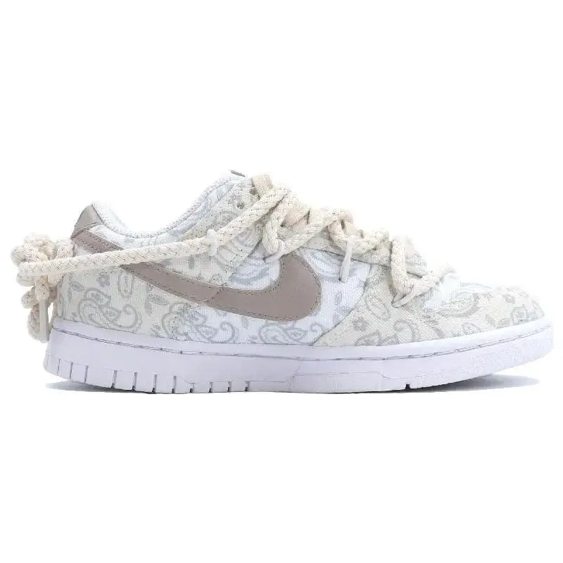 Customizable Nike Dunk Women's Skateboarding Sneakers DJ9955-100 in White