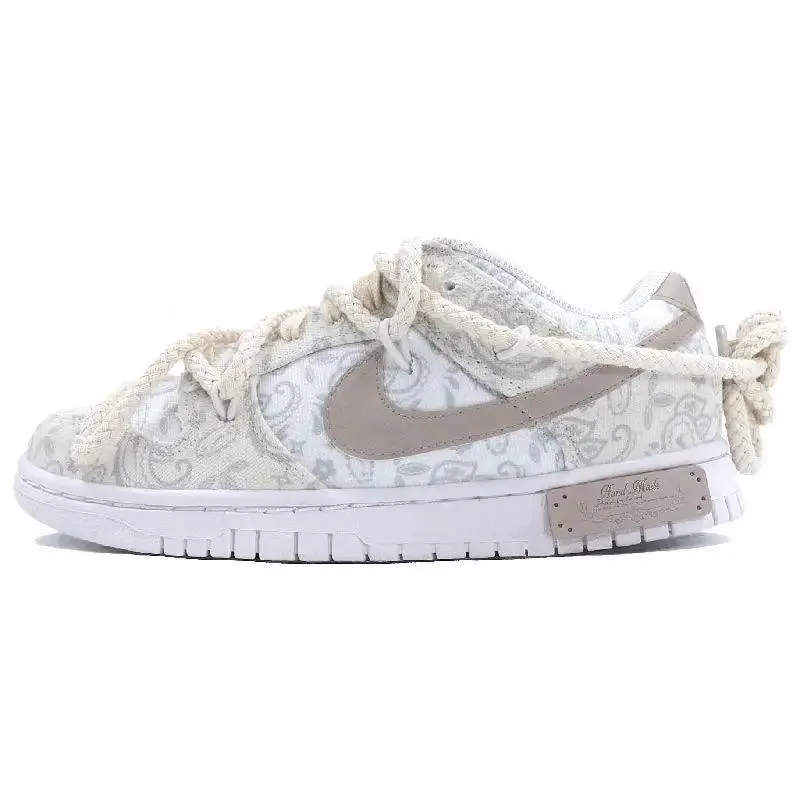 Customizable Nike Dunk Women's Skateboarding Sneakers DJ9955-100 in White