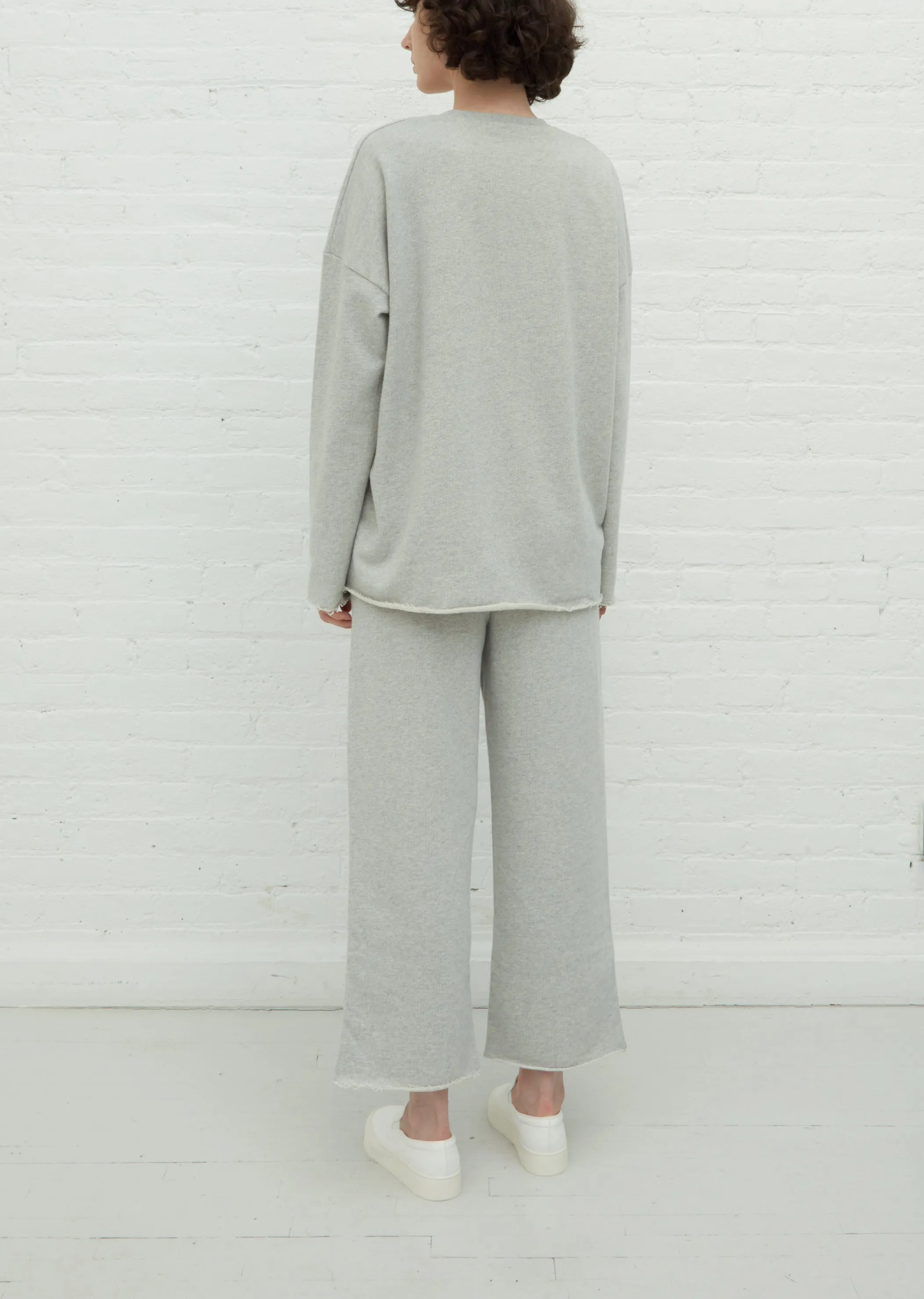 Cut Sweatshirt — Heather Grey