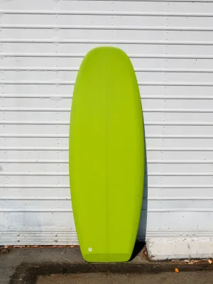 Deepest Reaches | Pizza Box 5’4” Lime Surfboard