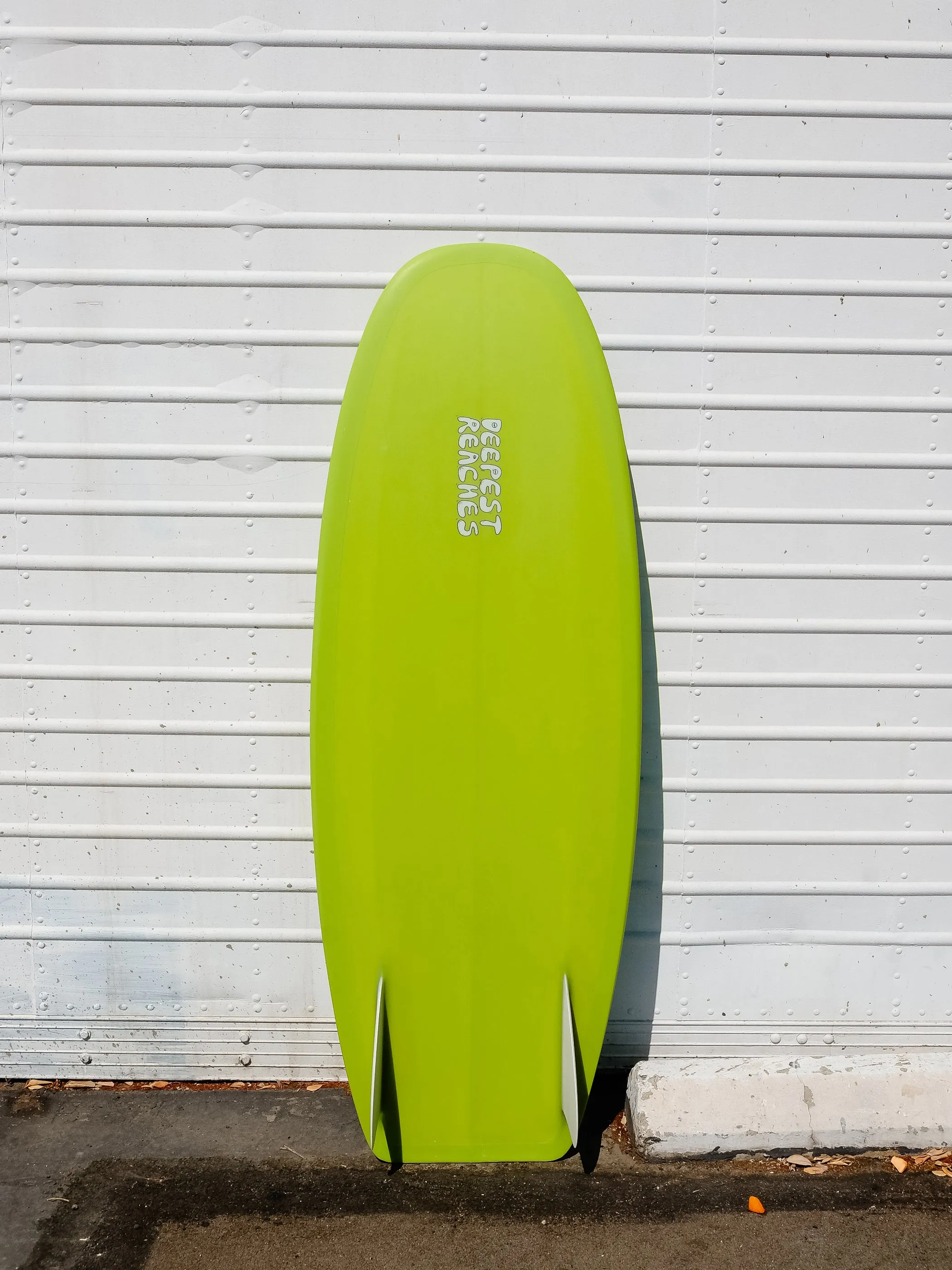 Deepest Reaches | Pizza Box 5’4” Lime Surfboard