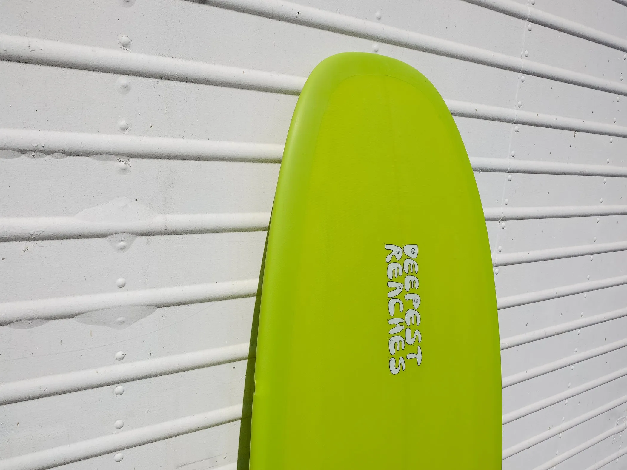 Deepest Reaches | Pizza Box 5’4” Lime Surfboard