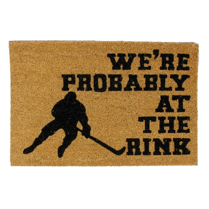 DOORMAT "AT THE RINK"