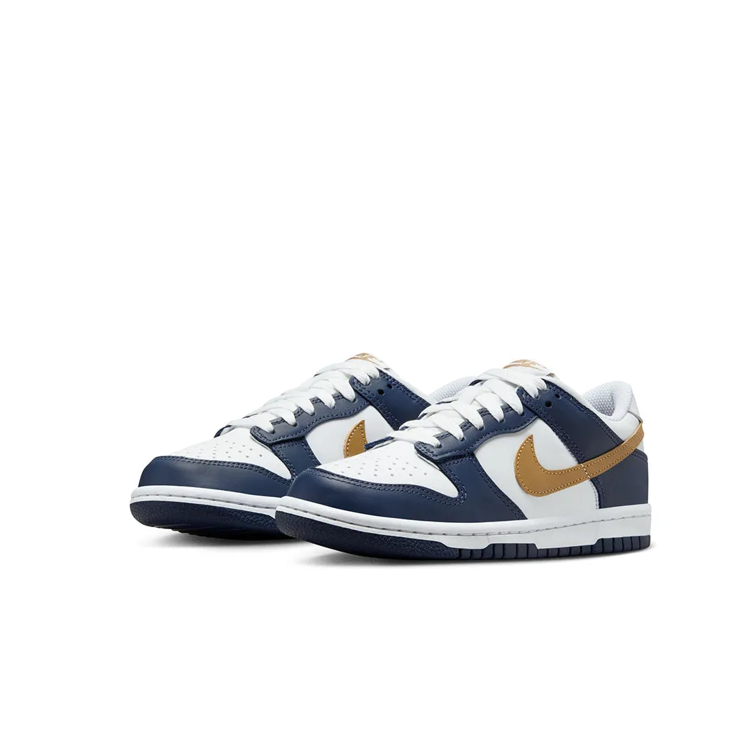 DUNK LOW (GS) MIDNIGHT NAVY WHEAT