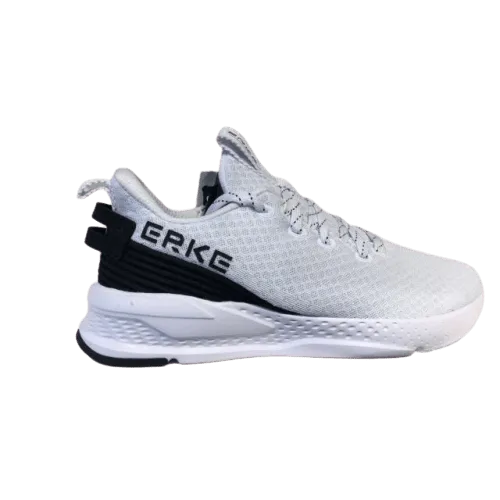 Erke Cushioning Shoes Women Running White/Black 12120103480-001