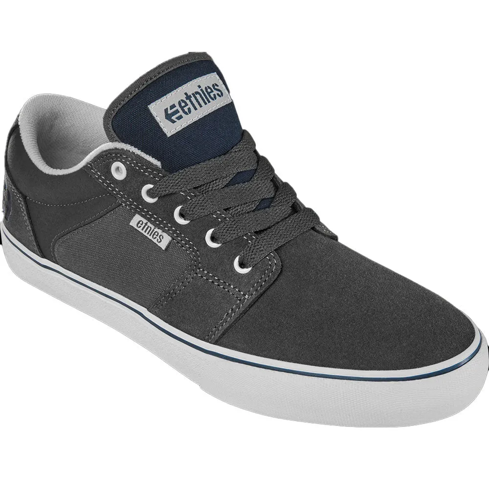 Etnies Barge LS Skate Shoes - Grey/Grey/Blue