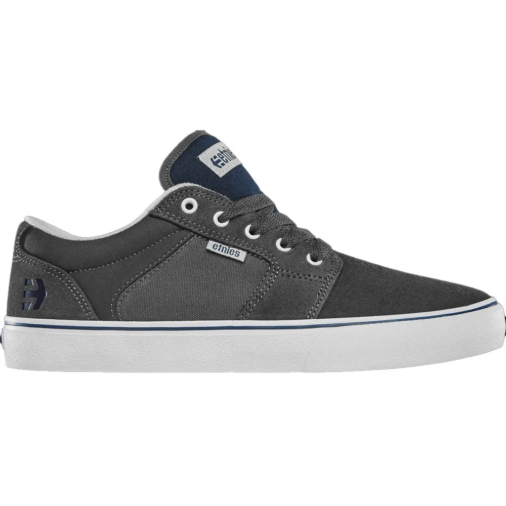 Etnies Barge LS Skate Shoes - Grey/Grey/Blue