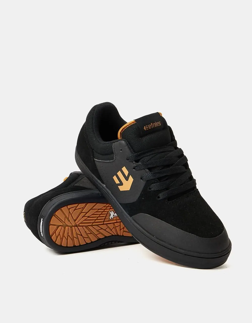 Etnies x Michelin Marana Skate Shoes - Black/Gold