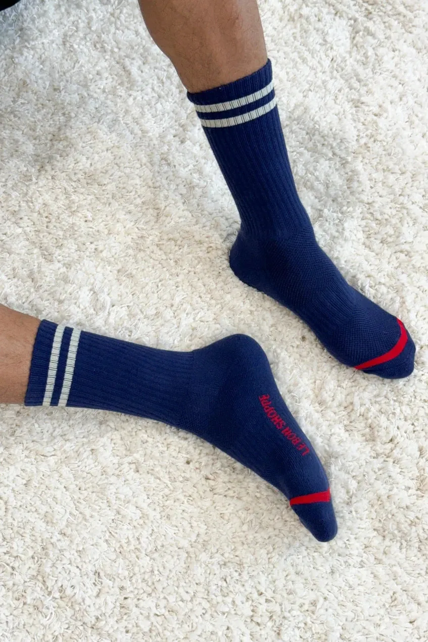 Extended Boyfriend Socks - Unisex | Various Colours | by Le Bon Shoppe