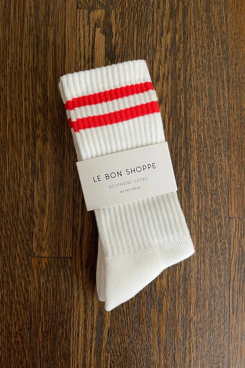 Extended Boyfriend Socks - Unisex | Various Colours | by Le Bon Shoppe