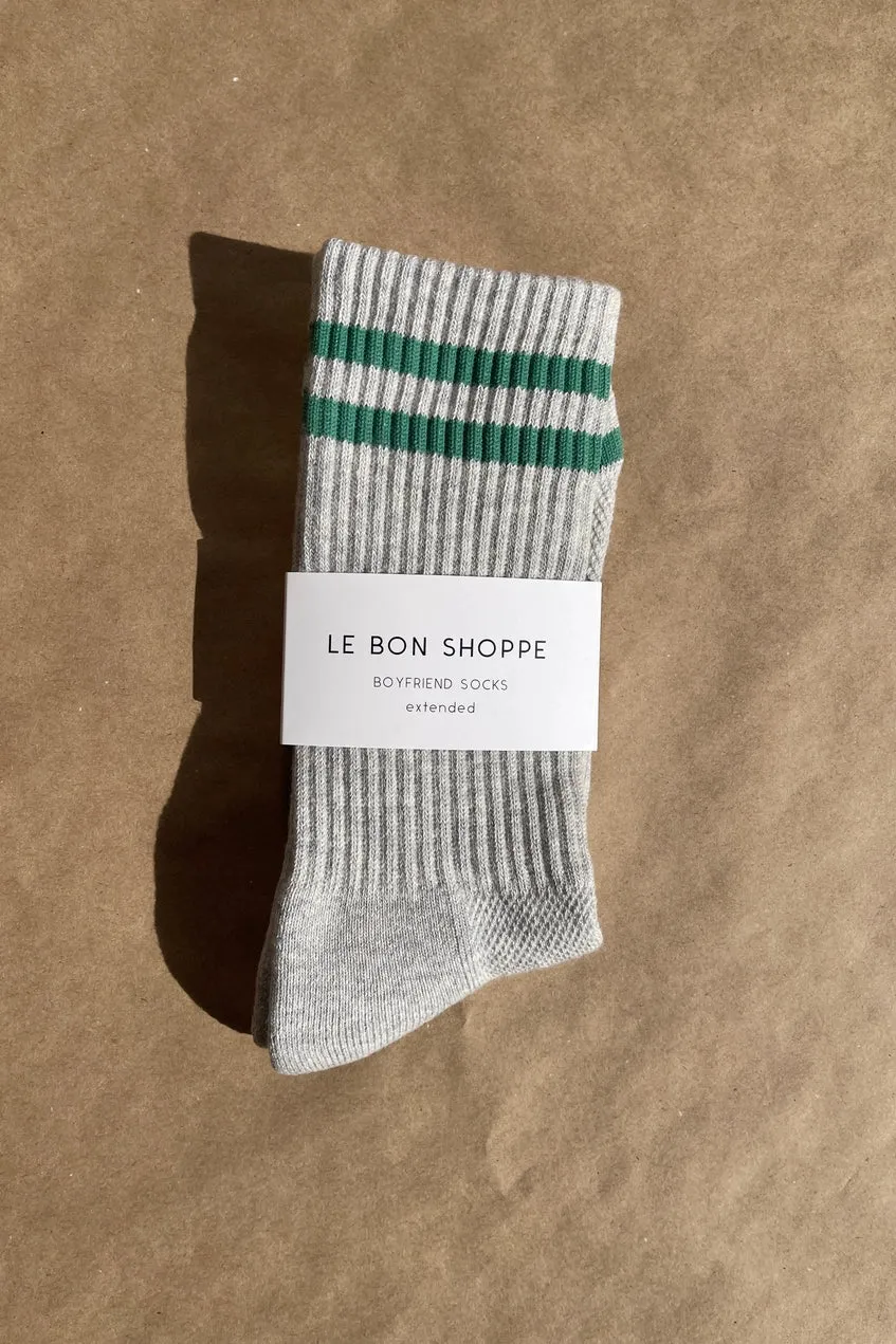 Extended Boyfriend Socks - Unisex | Various Colours | by Le Bon Shoppe