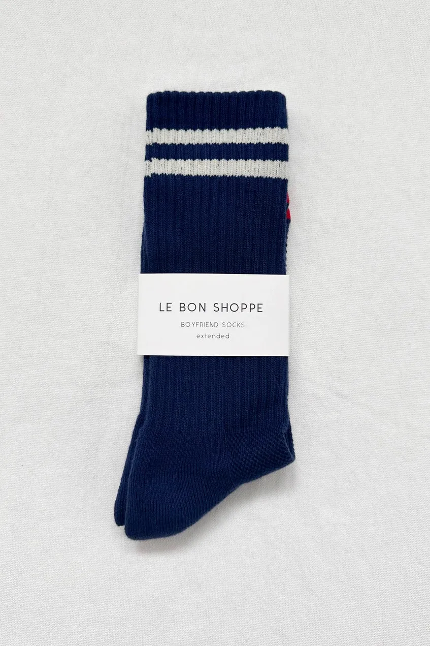 Extended Boyfriend Socks - Unisex | Various Colours | by Le Bon Shoppe