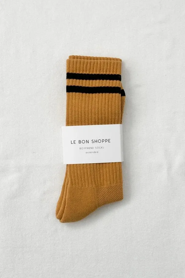 Extended Boyfriend Socks - Unisex | Various Colours | by Le Bon Shoppe