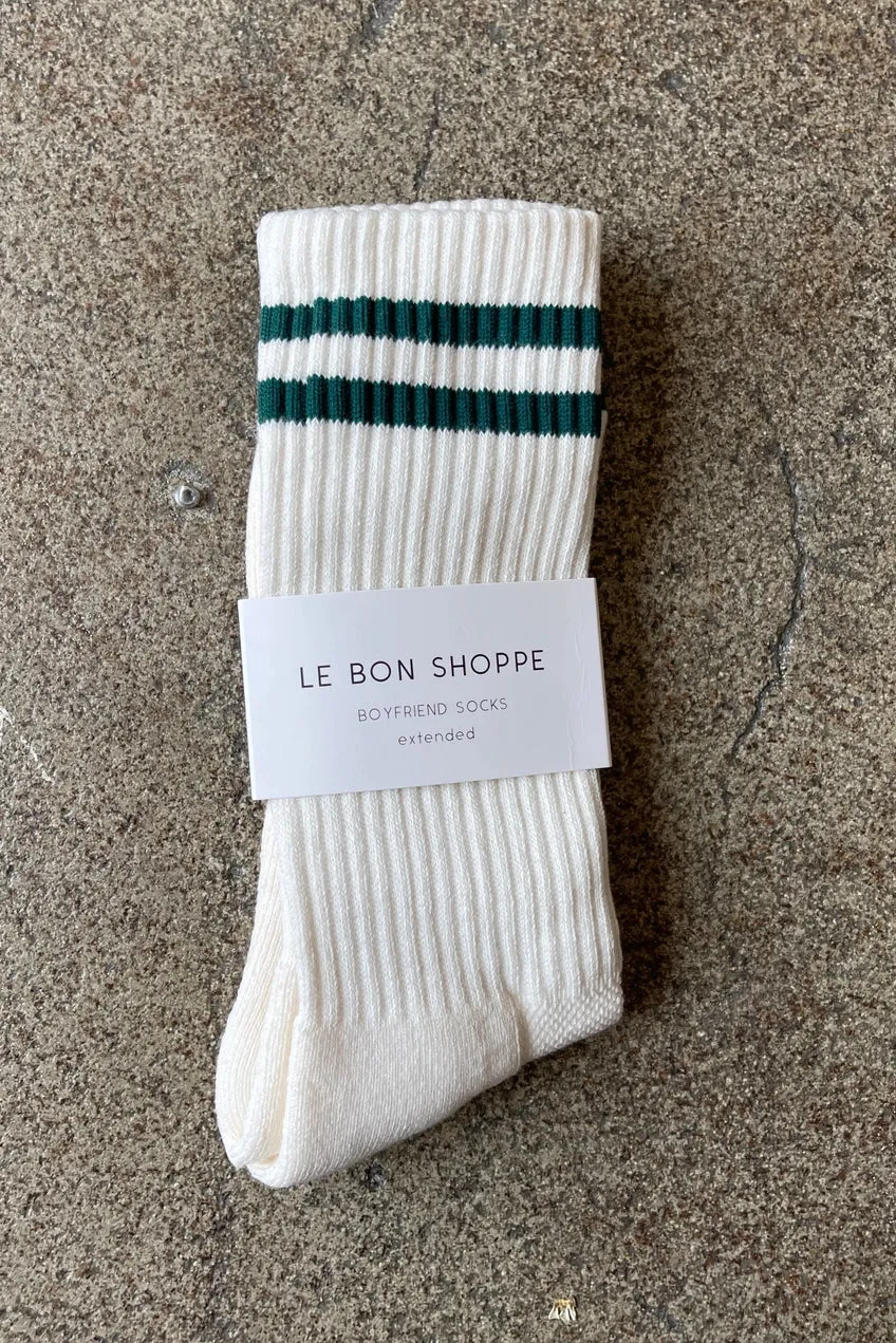 Extended Boyfriend Socks - Unisex | Various Colours | by Le Bon Shoppe