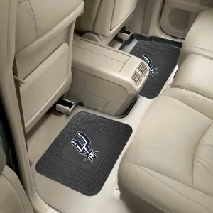 Fanmats San Antonio Spurs Back Seat Car Utility Mats - 2 Piece Set