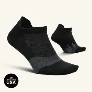 Feetures! | Merino 10 | Max Cushion | No Show Tab | Charcoal