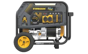 Firman H05752 5700W/7125W 30 Amp Recoil Start Dual Fuel Portable Generator New