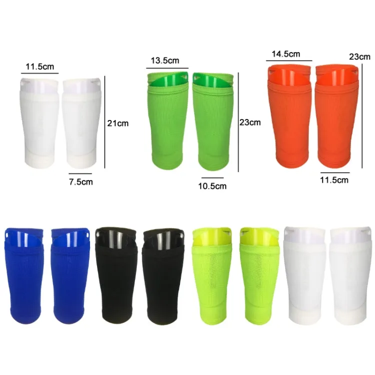 Football Shin Pads   Socks Sports Protective Equipment, Color: Fluorescent Green (L)