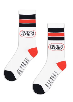 FRIENDS & FAMILY SOCKS (WHITE)