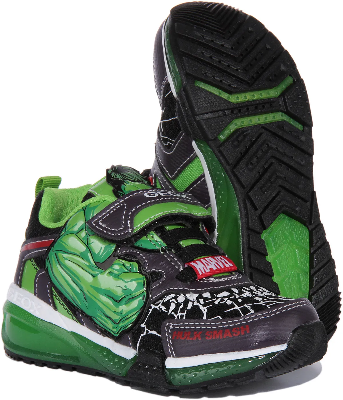 Geox J Bayonyc B. B In Black Green For Infants