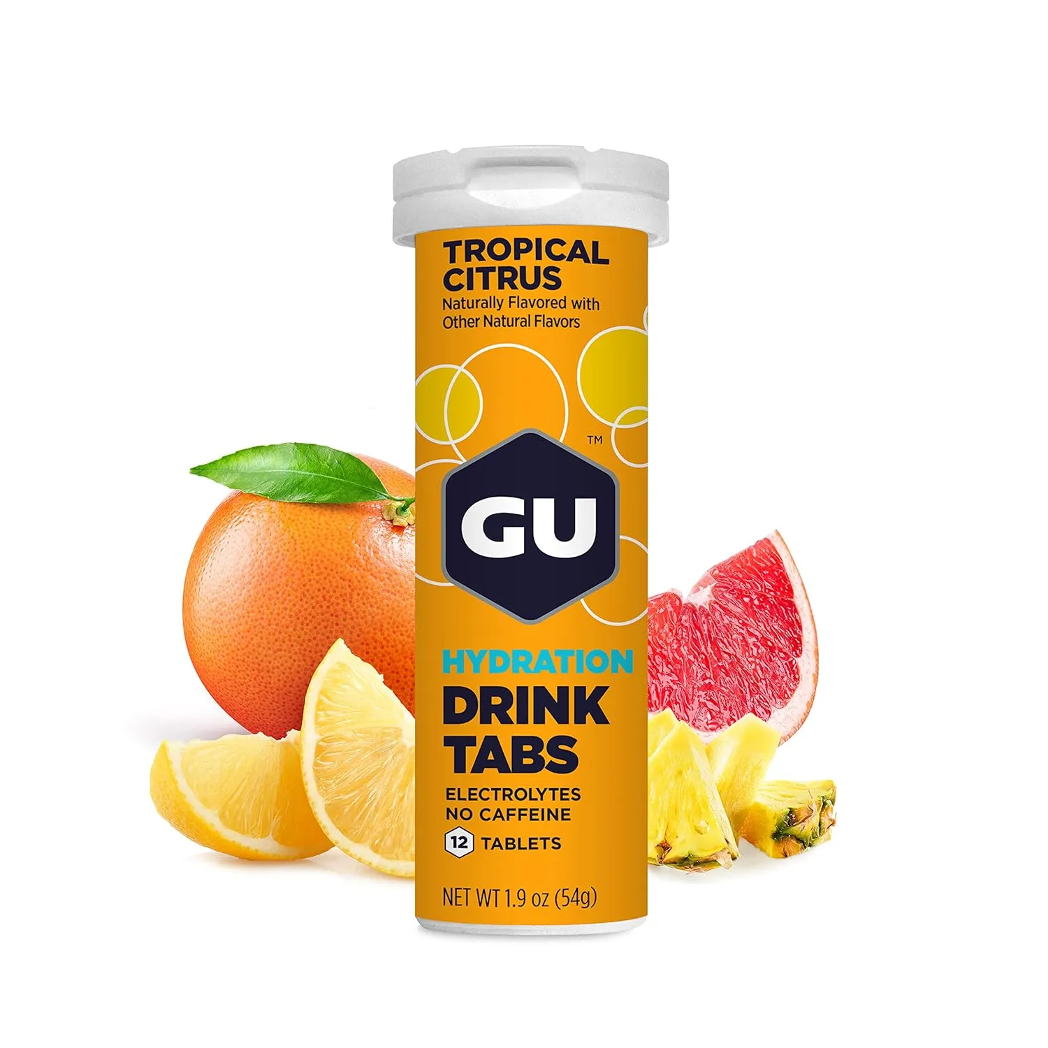 GU Hydration Drink Tabs, 12 Tab Tube